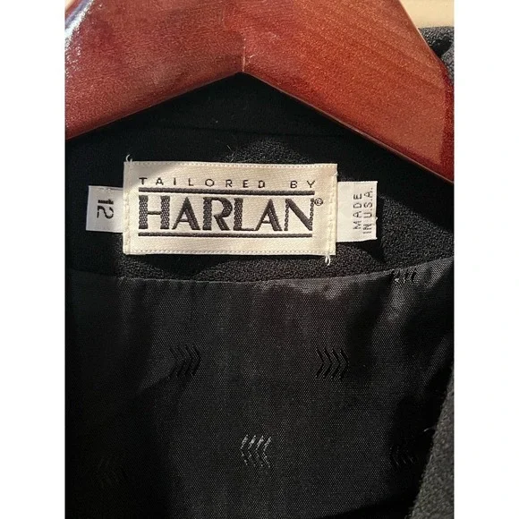 Vintage Blazer Suit Coat Jacket Embroidered Gold Leaf Thread with Pearl Accent - Picture 5 of 9